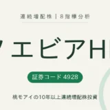 ノエビアホールディングス(4928)連続増配株の8指標分析