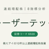 レーザーテック（6920）連続増配株の8指標分析